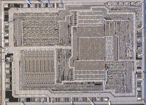 Intel 8085A CPU die