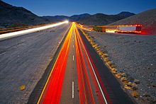 An earlier metaphor of the Internet was the information superhighway. Interstate 15.jpg