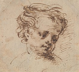 Head of a Child Looking to Right