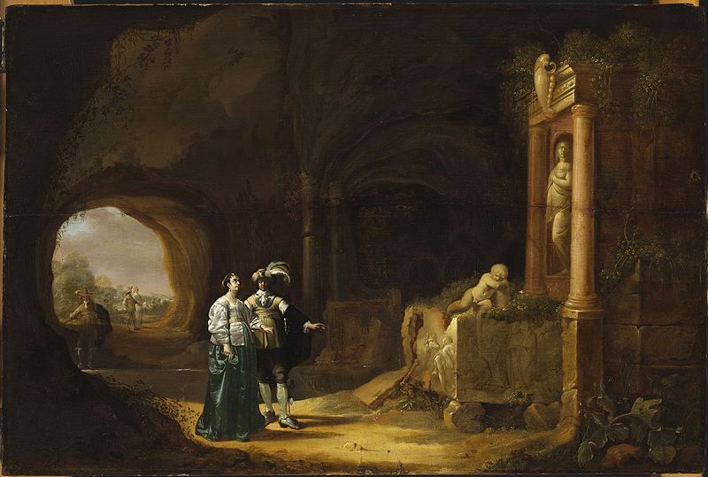 File:Jacob Duck - Grotto with a Walking Couple.jpg