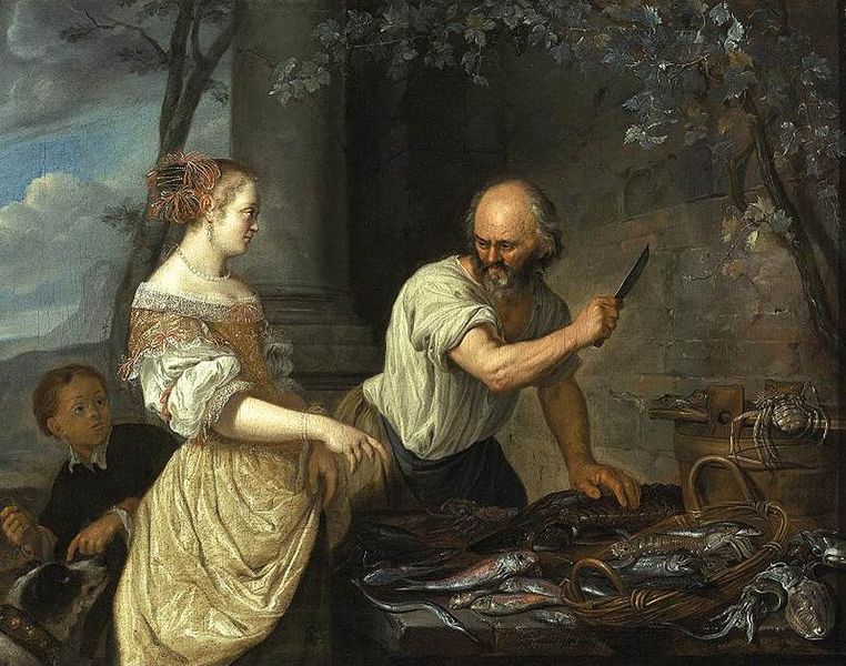 File:Jacob Toorenvliet - A Fish Seller - WGA23007.jpg