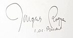 Jacques Rogge, podpis (z wikidata)
