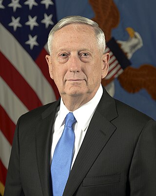 <span class="mw-page-title-main">Jim Mattis</span> Retired US Marine Corps general and 26th US secretary of defense (born 1950)