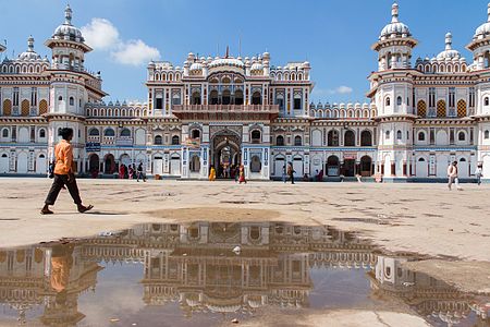 Janaki Mandir is considered as the most important model of the Rajput architecture in Nepal.Fully built in bright white, the temple is an example of perfect artistry by Bijay K. Shrestha