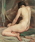 Seated Nude before a Mirror, c. 1900