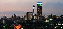 Johannesburg, the financial capital of South Africa and the African continent Johannesburg Skyline.jpg