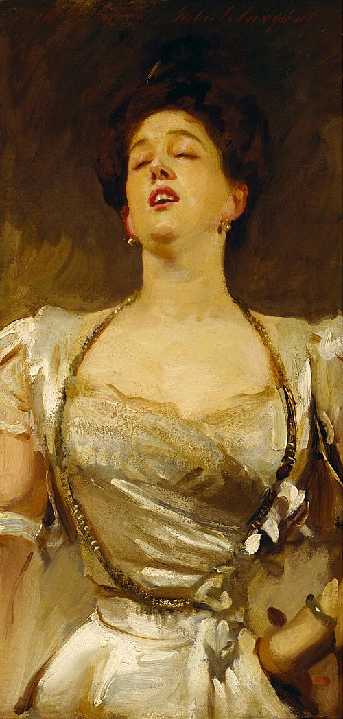 Mabel Batten sang to John Singer Sargent as he painted her portrait, around 1897.