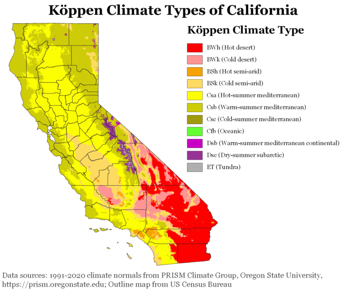 Climate of California - Wikipedia