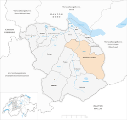 Reichenbach im Kandertal – Mappa
