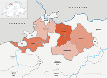 Bezirke des Kantons Basel-Landschaft