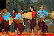 The Cambodian fishing dance originated from Phnom Penh.