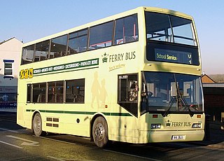 East Lancs Cityzen Double-decker bus body that was built on the Scania N113 chassis by East Lancashire Coachbuilders