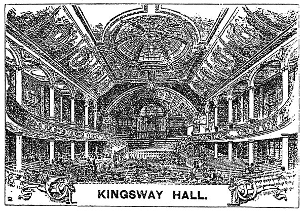 Kingsway Hall in 1925