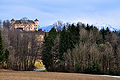 English: West-view at the “Castle Tentschach” in March 2009 Deutsch: West-Ansicht von „Schloss Tentschach“ im März 2009