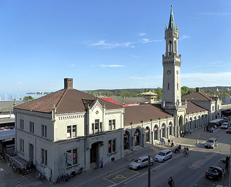 Konstanz, Hauptbahnhof v NW, 4