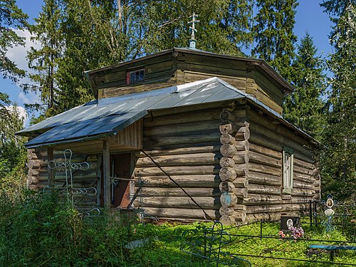 873. Деревянная Преображенская церковь, Куженкино Автор — A.Savin