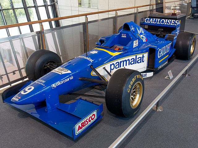 The JS43 of Olivier Panis on display at the Honda Collection Hall