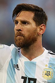 Lionel Messi is the only non-European player to win the award and one of the two players to win it more than once. Lionel Messi in 2018.jpg