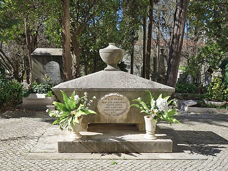 Lisboa Cemitério Alemão Schlick Grave