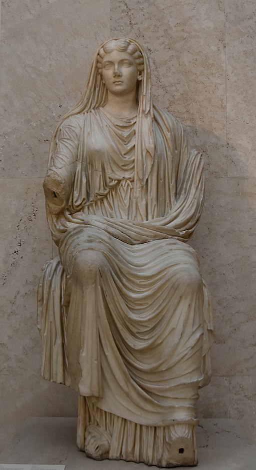 Livia Drusilla, wife of Augustus and mother of Tiberius, d. 19 CE, National Archeological Museum, Madrid (2) (29253621072)