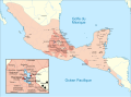 Carte 4 : carte presque correcte, mais avec, en trop, les limites de l'empire aztèque (comparaison relevant du TI).