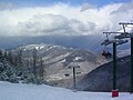 Loon Mountain view from the top of the North Peak quad, 2007.