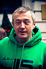 Walsh was a guest judge in place of Cowell, while he recovered from an illness. Louis Walsh.jpg