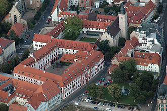Kurmainzische Statthalterei
, seat of the governors of Erfurt (at front) Luftbild Statthalterei.jpg