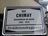 Luxembourg - rue Chimay Dräikinneksgaass - nom de rue.jpg