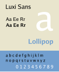 Thumbnail for Luxi fonts