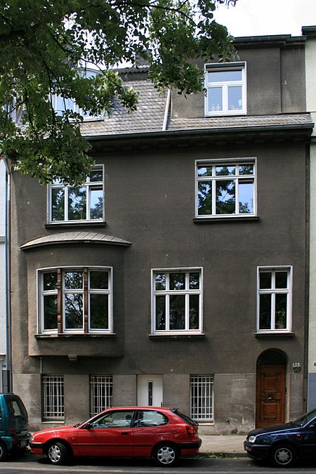 Mönchengladbach Ry Mitte Denkmal Nr. B 092, Brucknerallee 129 (5517)