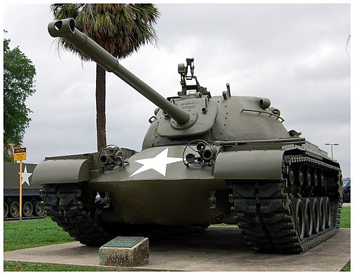 M48 Patton Tank on display