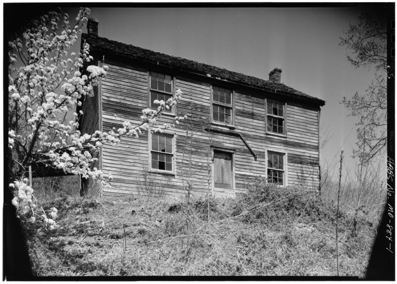 File:MAIN (SOUTH) ELEVATION - Chesapeake and Ohio Canal, Locktender's House, Lock 36, 62.4 miles above tidewater, Weverton, Washington County, MD HABS MD,22-WEV.V,4-1.tif