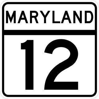 Maryland Route 12 State highway in Worcester and Wicomico Counties, Maryland, US