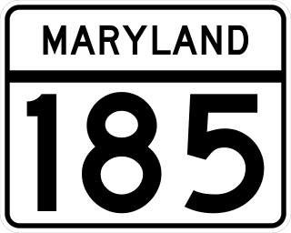 <span class="mw-page-title-main">Maryland Route 185</span> State highway in Montgomery County, Maryland, United States, known as Connecticut Avenue