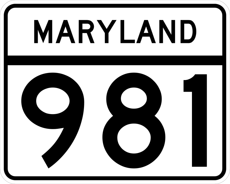 File:MD Route 981.svg