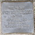 Mainbernheim Stolperstein Schönfärber, Aron.jpg