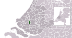Carte de localisation de Schiedam
