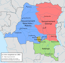 Crise Congolaise: Contexte, Déroulement de la crise, Voir également