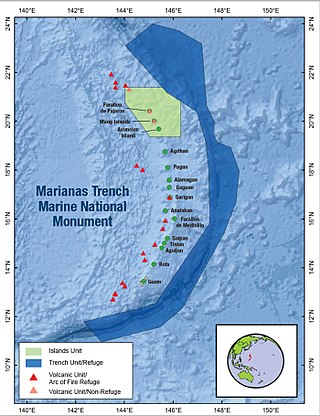 <span class="mw-page-title-main">Marianas Trench Marine National Monument</span> US national monument in the Mariana Archipelago