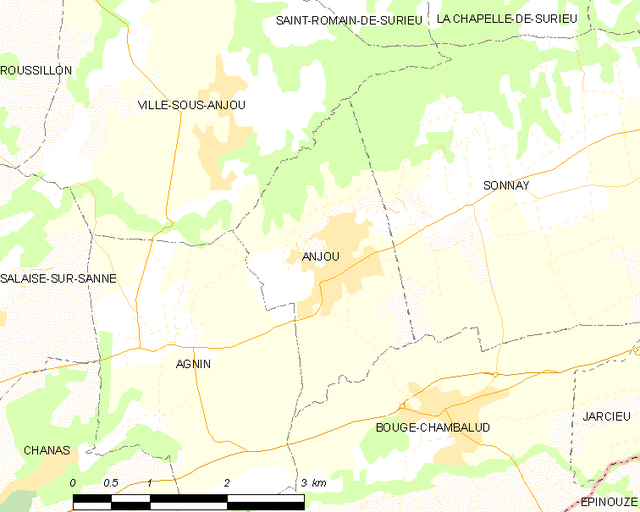 Anjou - Localizazion