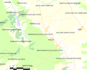 Poziția localității Hannonville-sous-les-Côtes