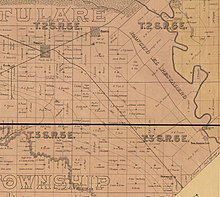 1895 map of a portion of southern San Joaquin County, showing San Joaquin City and nearby landmarks, including Durham's Ferry and the settlements of Vernalis, Tracy, and Banta