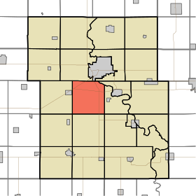 Placering af Elkhorn Township