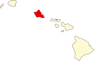 Map of Hawaii highlighting Honolulu County.svg