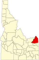 Contea di Fremont – Mappa