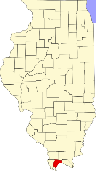 File:Map of Illinois highlighting Pulaski County.svg