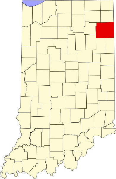 File:Map of Indiana highlighting Allen County.svg