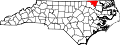 State map highlighting Northampton County