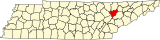 Mappa del Tennessee che evidenzia Anderson County.svg